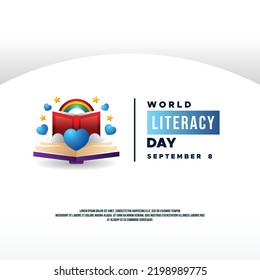 World Literacy Day Image Vector