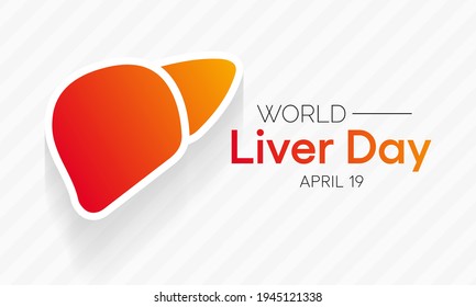 World Liver day is observed each year on April 19th across the globe. aims to raise global awareness of hepatitis a group of infectious diseases known as Hepatitis  A, B, C, D, and E. Vector art.