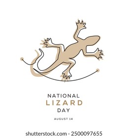 World Lizard Day, held on 14 August.