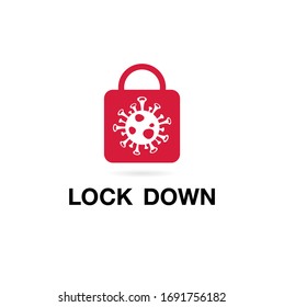 world lock down and Physical Distancing to avoid spreading the virus covid-19