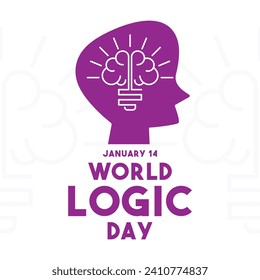 World Logic Day. January 14. Eps 10.