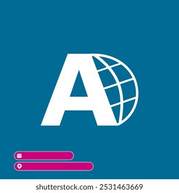 A world logo vector design illustration