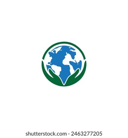 world logo, web logo, global logo, eco earth logo