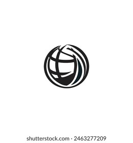 world logo, web logo, global logo, eco earth logo