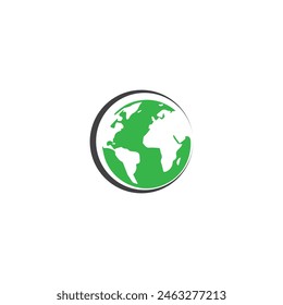 world logo, web logo, global logo, eco earth logo