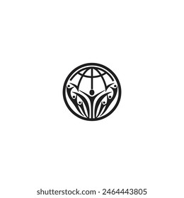 
world logo, web logo, global logo, eco earth logo
