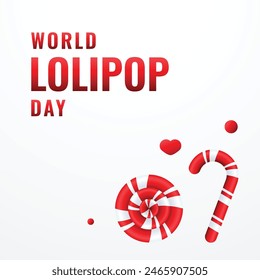 World Lolipop Day Vector Design Illustration