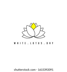 World Lotus Day vector Illustration with Lotus Flower design for template