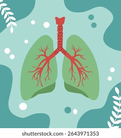 World Lung Cancer Awareness Day Illustration Set: Promoting Understanding and Support