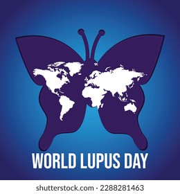 world lupus day awareness concept background
