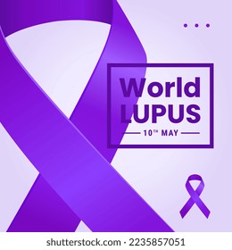 Fondo del Día Mundial del Lupus. Eps 10