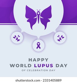 World Lupus Day Celebration Vector Design Illustration for Background, Poster, Banner, Advertising, Greeting Card