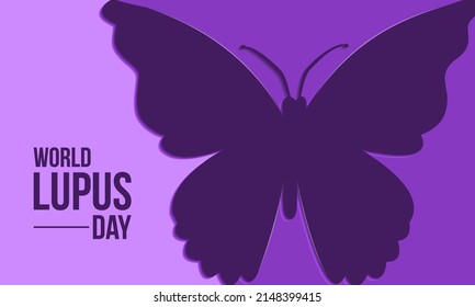 World Lupus Day. Depth Understanding Health Awareness For Banner, Poster, Card And Background Design.