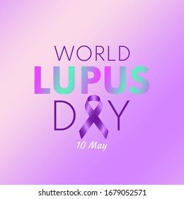 World Lupus Day Design Banner For Social Media, Campaign, And Blog Post. Lupus Autoimmune Disease Vector Illustration.