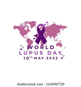 world lupus day international logo  vector icon symbol illustration template