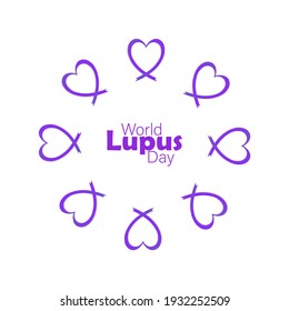 World Lupus Day ,Vector Illustration.