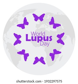 World Lupus Day ,Vector Illustration.