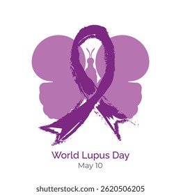 World Lupus Day vector, illustration. May 10 is World Lupus Day.