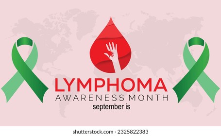 World Lymphoma awareness month is observed every year on September For banner, poster, card and background design.