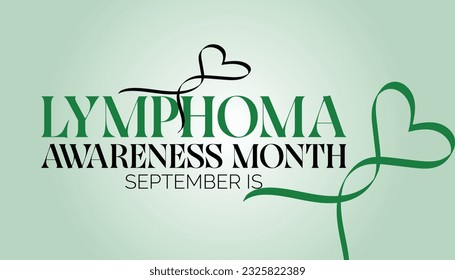 World Lymphoma awareness month is observed every year on September For banner, poster, card and background design.