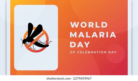World Malaria Day Celebration Vector Design Illustration for Background, Poster, Banner, Advertising, Greeting Card