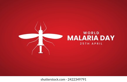 World Malaria Day Malaria day creative design for social media post 3D Illustration