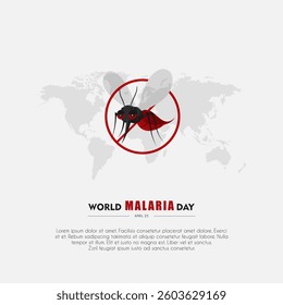 World Malaria Day Malaria day creative design for social media posts