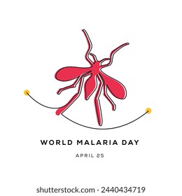 Día Mundial de la Malaria, celebrado el 25 de abril.