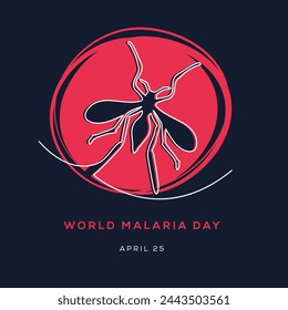 Día Mundial de la Malaria, celebrado el 25 de abril.