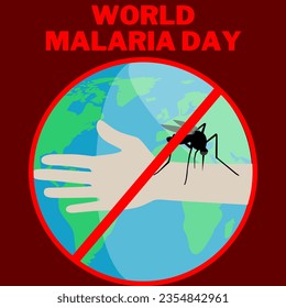 World Malaria Day illustration design