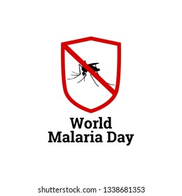 World Malaria Day Illustration, Health Poster Design