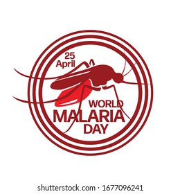 World Malaria Day Logo Design Vector Stock Vector (Royalty Free ...