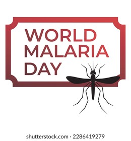 World Malaria Day With Mosquito