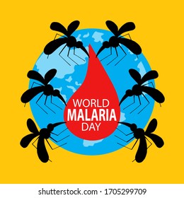 Afiche del Día Mundial de la Malaria