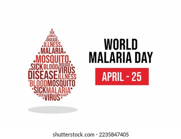Diseño de afiches en el Día Mundial de la Malaria