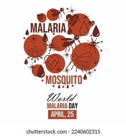 World malaria day poster design