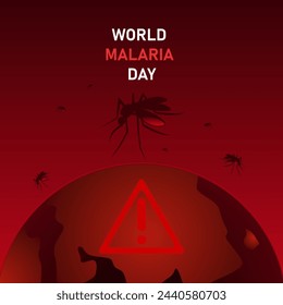 Los afiches del Día Mundial de la Malaria son adecuados para contenido educativo sobre los peligros de los mosquitos