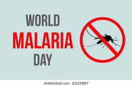 World Malaria Day style background