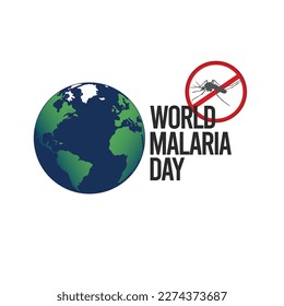 World Malaria Day Vector Background, perfect for office, company, school, social media, advertising, printing and more