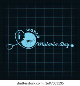 World Malaria Day Vector Illustration - 25 April, Suitable for greeting card, poster and banner.
