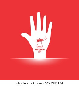 World Malaria Day Vector Illustration - 25 April, Suitable for greeting card, poster and banner.