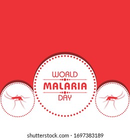 World Malaria Day Vector Illustration - 25 April, Suitable for greeting card, poster and banner.