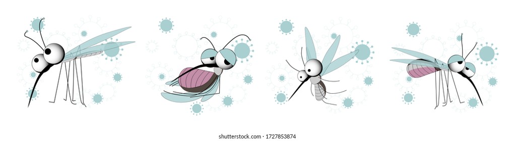 World malaria day vector, illustration of malaria, and the world for design world malaria day.vector banner and poster design.