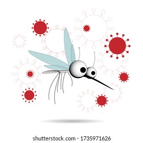 World malaria day vector, illustration of malaria, and the world for design world malaria day.vector banner and poster design.