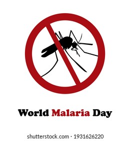 World Malaria Day ,Vector Illustration