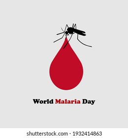 World Malaria Day ,Vector Illustration