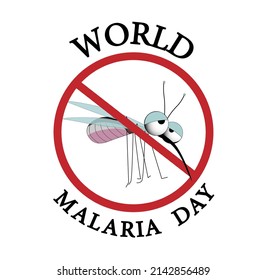 World malaria day vector, illustration of malaria, and the world for design world malaria day.vector banner and poster design.