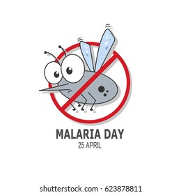 World Malaria Day Vector Illustration. Suitable for greeting card, poster and banner.