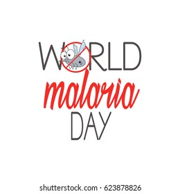 World Malaria Day Vector Illustration. Suitable for greeting card, poster and banner.