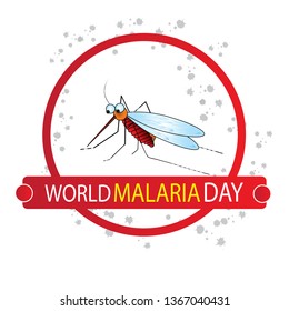 World Malaria Day Wallpaper Vector Stock Vector (Royalty Free ...